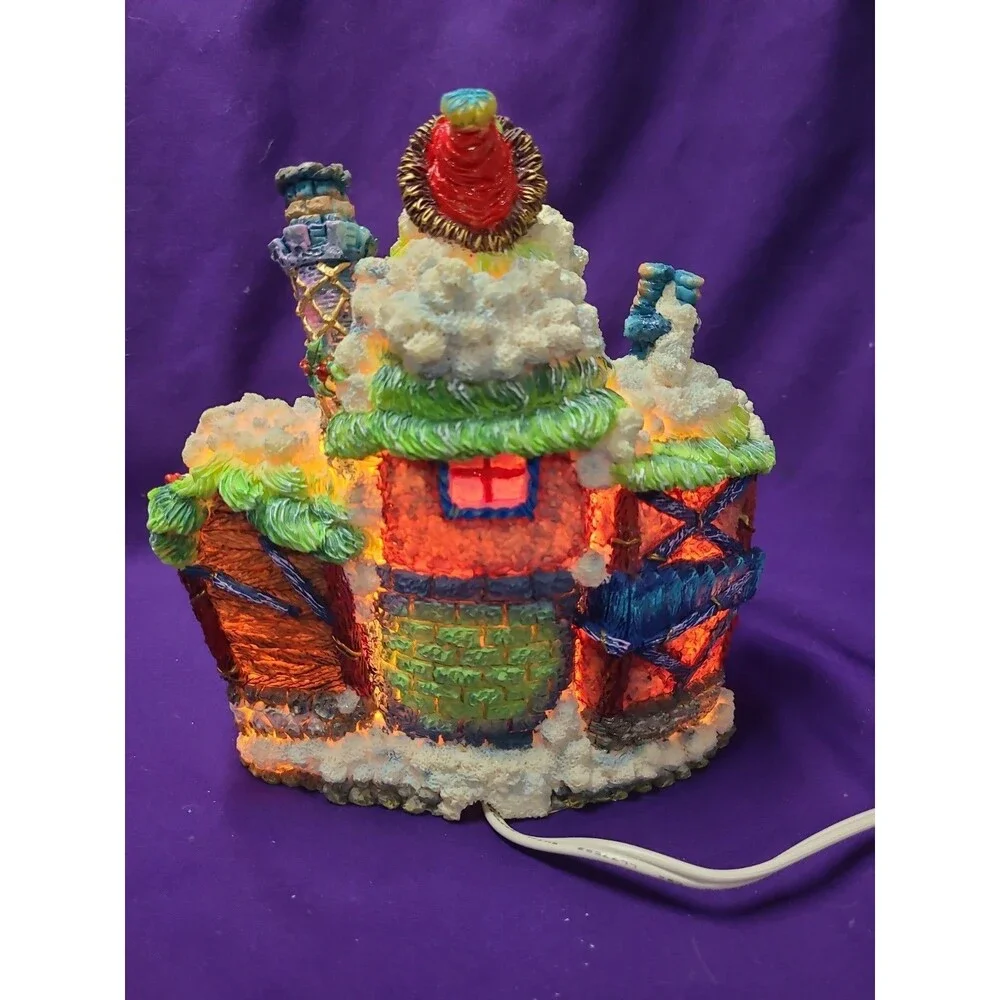 Crinkle Claus “Crinkle Inn” Lighted Christmas Village House 1997 Possible Dreams